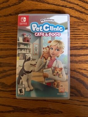 Nintendo Switch My Universe Pet Clinic: Cats & Dogs Game w/Manual Tested EUC